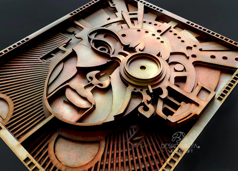 Mandalas cortados con láser 6 Mandalas cortados con láser