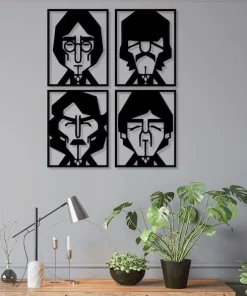 Decoración de pared Beatles
