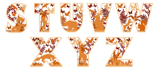 Letras mandala