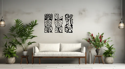 3 máscaras africanas