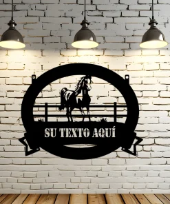 cartel mural caballo